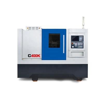 China Hotels Benefits 500mm Oblique Bed 3 Axis CNC Turns Machine Price for sale