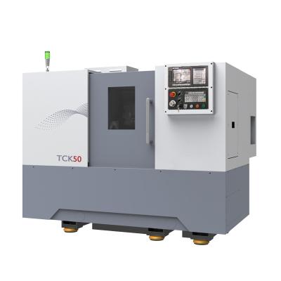 China Affordable large hotels incline TCK50 bed fanuc cnc controller lathe for sale