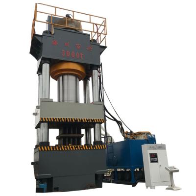 China Machinery repair shops China Shandong taiqun Y32-3000T four column hydraulic press machine for sale