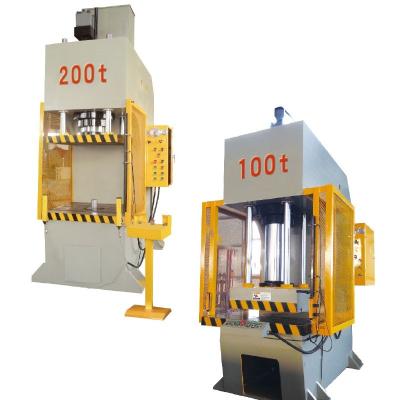 China Machinery Repair Shops 100 Ton Four Column Vertical Hydraulic Press Manual for sale