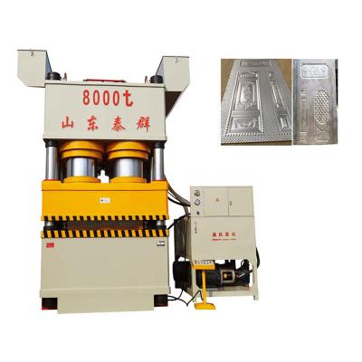 China Factory 1600T Steel Door Plate Embossing Hydraulic Press Machine Door Plate Pressing Machine for sale