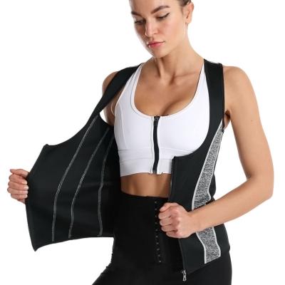 China Breathable Tummy Reducing Fajas Colombian Fajas Tank Top Shapewear Body Shaper Corset Slim Waist Trainer Vest for sale