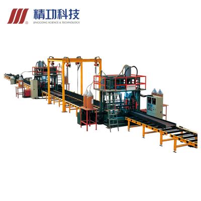 China Factory Welding Electrode H Beam Making Machine Welding Production Line for sale