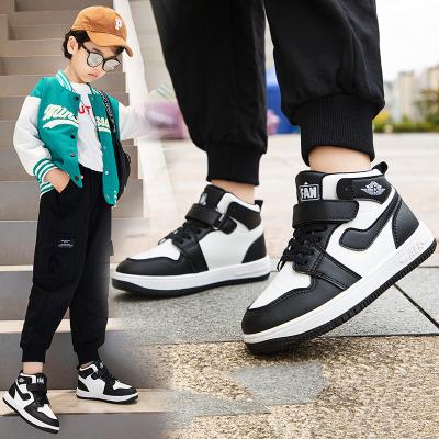 China Brand New Alibaba Trendy Kids Fashion Printed High Top Sport Shoes Lifestyle Sneaker Source Of Cheap Wholesale Goods for sale