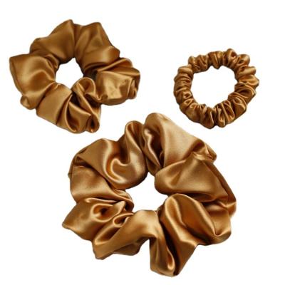 China Oeko-Tex Fashionable High Quality Custom Hair Scrunchies Silk Scrunchies In Gift Box for sale