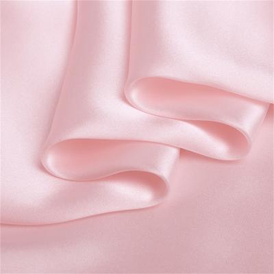 China OEKO TEX100 Plain Breathable Non-Toxic Silk Dyed 16 19 22 30MM 100 Mulberry Pure Silk Fabric for sale