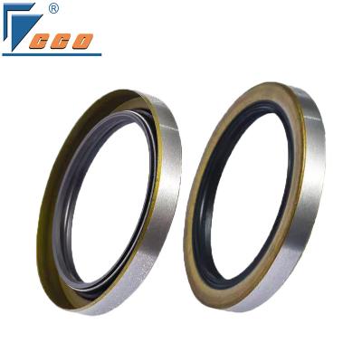 China Metal Dust Lip Skeleton Oil Seal Rubber NBR FKM Oil Seals Rotary Shaft Oil Sealing for sale