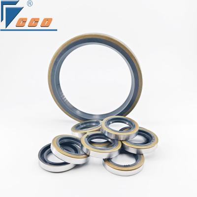 China Double Lip Rubber Oil Seals Low Friction Seal For Gear Reducer for sale