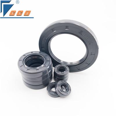 China TC NBR Oil Seals Double Lip Skeleton Oil Seals Rubber Sealing Easy Installation for sale