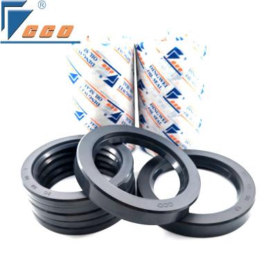 China NBR Servo Motor Oil Seals Single Lip Oil Seal Black SC Type 52 * 65 * 9 for sale