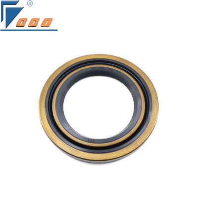 China Low Friction Servo Motor Oil Seals Double Lip Oil Seal Black Rubber SB Type for sale