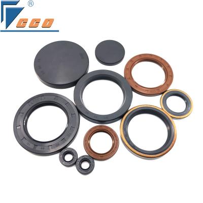 China FKM NBR Rubber Oil Seal Metal Skeleton Hydraulic Oil Seals Wear Resistant for sale