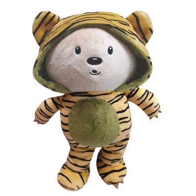 China Soft Toy 2022 New Design OEM Suit Cuddly Bear Game Bel Soft Toy For Toddler for sale