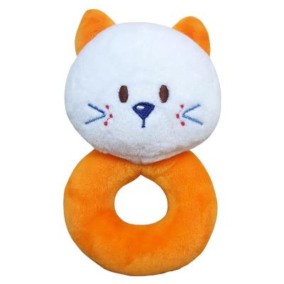 China Safety Plush Rattle Polyester Softboa Made Baby Colorful Cute Round Soft Toy All Age for sale