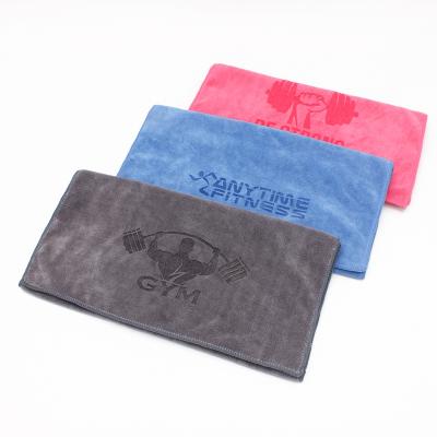 China Soft Soft Sports Sweat Towels For Gym Fitness Workout Microfiber 400GSM With Custom Logo Laser Engraving /Printing/Embroidered for sale