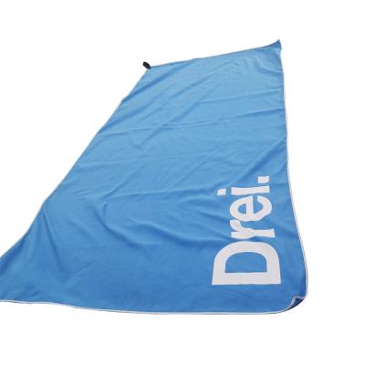 China Quick Dry Quick Dry Microfiber Quick Absorbency Sports Towel With Bag Logo Printed Custom Avaialbe For Running Gym Fitness Camping 200GSM for sale