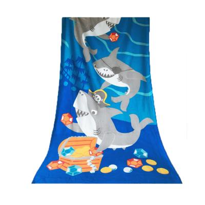 China Best High Quality Compressed Cotton or Microfiber Beach Towel Custom Logo Print Compressed Package Available for sale