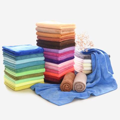 China Soft Microfiber Hair Towel With Logo 400GSM Towel Quick Dry Hair High Quality Soft Hand Feeling Good Thickness Custom Workmanship for sale