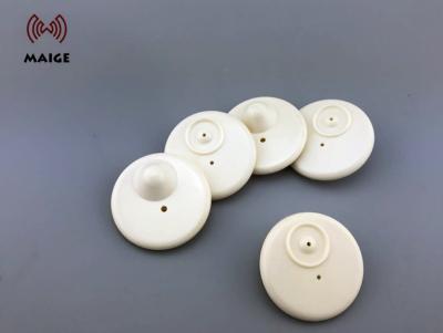 Cina EAS vendono al dettaglio l'etichetta dura beige 8.2MHz R50 di colore rf di sicurezza per l'esposizione dei vestiti in vendita