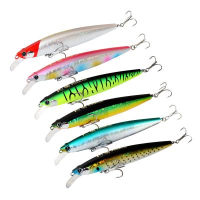 China Vivid Fish Action NEPTUNE LANCE Artificial Distant Swimming Possibility Sliding Bass Fishing Lures Minnow, Hard Body Bait Lures for sale