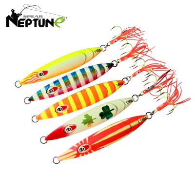 China 150g Metal Bionic Remote Possibility Sinking Metal Luminous Fishing Lures, Vertical Saltwater Building Lures for sale