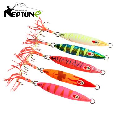 China 80g Metal Artificial Distant Possibility Luminous Sinking Fishing Lures Saltwater, Saltwater Fishing Lure Slow Baiting for sale