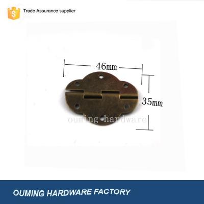 China Wooden Box Factory Metal Bronze Hinge, Wooden Box Metal Hinge, 180 Degree Hinge for sale