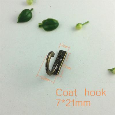 China Small Single Viable Metal Robe Hook Hanger Hook for sale