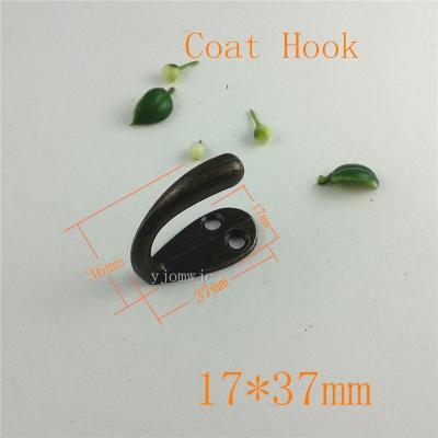 China Viable Antique Bronze Zinc Alloy Single Hook For Clothing for sale