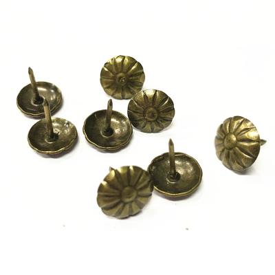 China Decorative Cap Flower Design Metal Nail For Furniture for sale