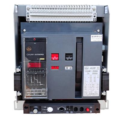 China Draw-out/Fixed Type Air Circuit Breaker 3p 4p ACB 630-6300a 80ka Air Circuit Breaker for sale