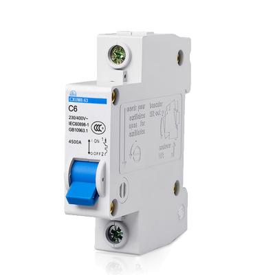 China Pola 40a miniature single mcb mini circuit breaker 10000A for sale