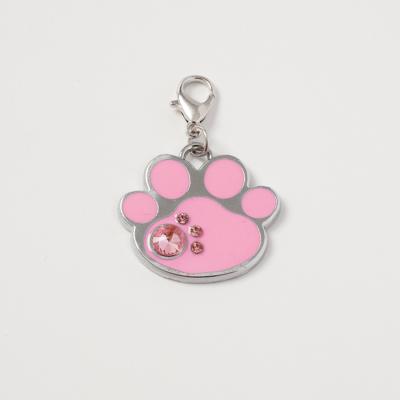 China New Product Customized Promotion Gift Color Cartoon Alloy Key Chain Cute Pink Metal Dog Tag Small Dog Key Chain Inventions Personalized for sale