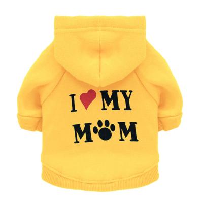 China Boys Girls Autumn Spring Winter Designer Pet Viable Pet Clothes Pet Luxury Soft Warm Dog Clothes Hooded Dogs Sweatshirts for sale