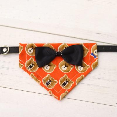 China Lights Support Triangle Scarf Dog Cat Collar Traction Towel Custom Dog Bandana Collar for sale