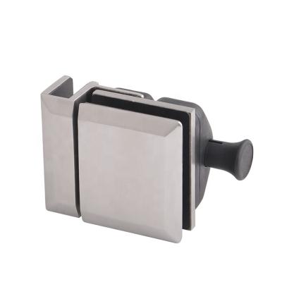 China Brushed Glass 316 90 Stainless Steel Pool Barrier Glass To Corner External Latch for sale