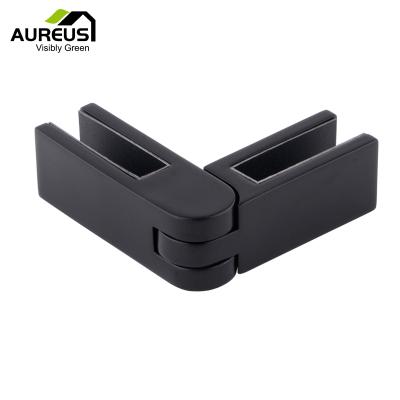 China Modern Adjustable Glass To Glass Black Bracing Clamp for sale