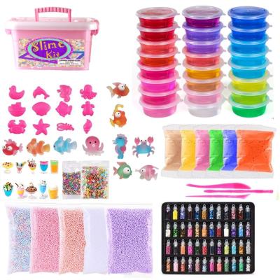 China New Kids Rainbow Mud Toy Kit Putty Funny Personality Diy Mud Eco-friendly Material Lit Clay For Girls for sale