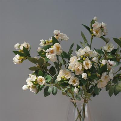 China Europe best quality diy silk artificial mini flower rose bouquet for sale