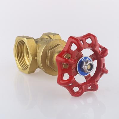 China Home Water Slide 1/2 Inch Manual Handwheel Handwheel Competitive Price Kitchen Stopcock Brass Sluice Gate Valve for sale