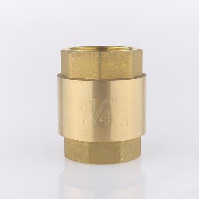 China Good Home Kitchen Material Mini Vertical Swing 1 Inch Check Valve Brass Non Return Price for sale