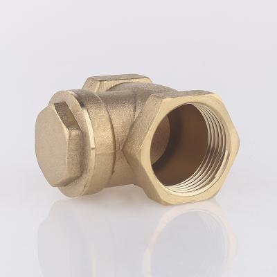 China Hot Selling Brass Non Return 3/4 Inch Vertical Angle Home Kitchen Mini Check Valve for sale