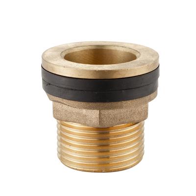 China Brass Tank Compression Coupling Brass Fitting For Pe Pipe Water Tank Connector for sale