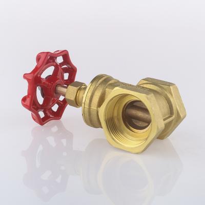 China Home Widely Used High Quality Handwheel Kitchen 1/2 Inch Brass Stop Sluice 4 Inch Water Gate Valve for sale