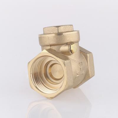 China Home Supplier High Quality Mini 1/2 Inch Vertical Angle Gold Brass Non Return Kitchen Check Valve cf8m for sale