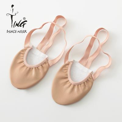 China PU Grills Half Sole Ballet Shoe Gymnastics Dance Shoe for sale