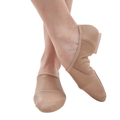 China Adult PU Dance Jazz Shoes Tinte Factory Wholesale Jazz Shoes Pull Up Dance Shoes for sale