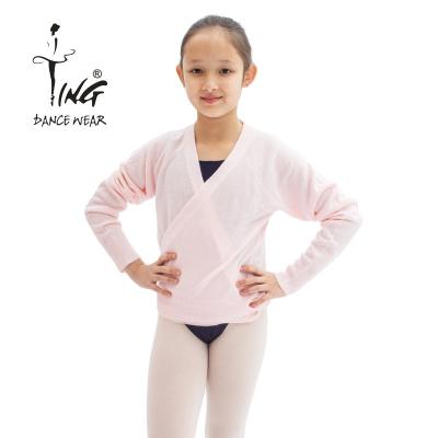 China from above & Pique TING Children's Comfy All-Match Cardigan Ballet Dance Acrylic Practice Sweater for sale