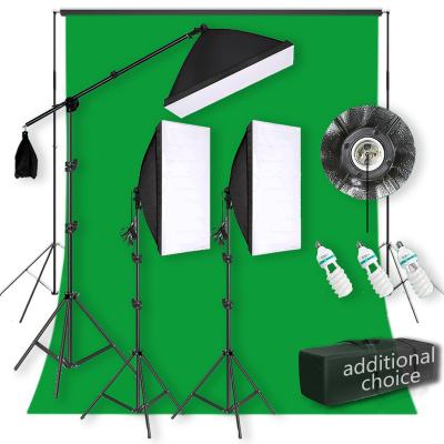 중국 FOTOBESTWAY easy folding 50*70CM Softbox lighting background kit/softbox kit with background 판매용