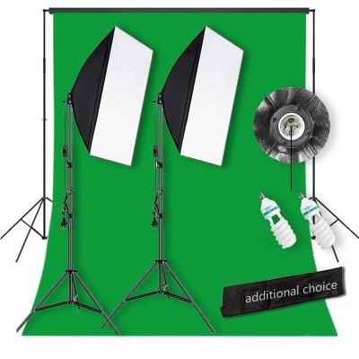 중국 FOTOBESTWAY photography Photo Video Studio 50*70mm softbox lighting and backgroundt Backdrop Stand kit/set 판매용